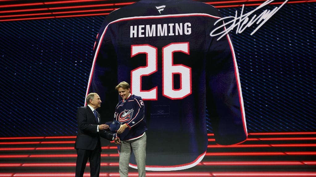 Oscar Hemming oli ensimmäinen suomalainen varaus ykköskierroksella.