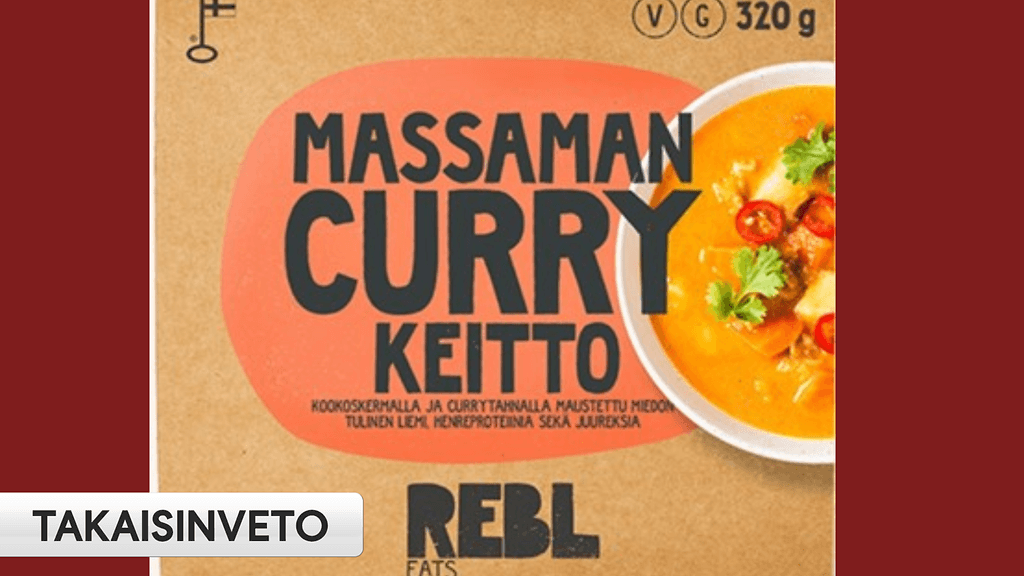 Rebl Eats vetää myynnistä tiettyjä eriä valmisruokaansa.