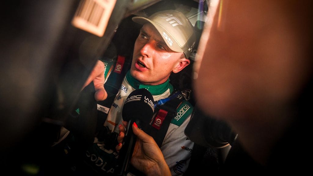 Josh McErlean osoitti lupaavaa vauhtia Kreikan MM-rallissa.