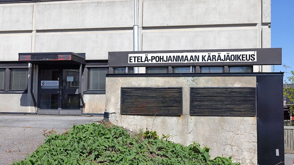 Etelä-Pohjanmaan käräjäoikeus Kauhajoella. Kuva vuodelta 2023.