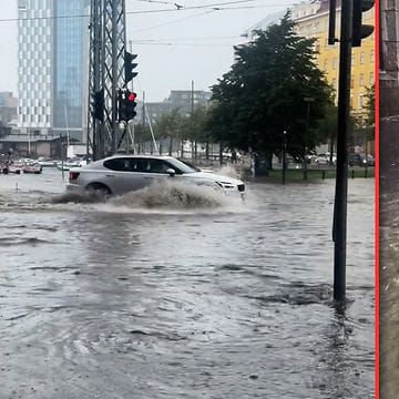 Kristofferin video näyttää, kuinka Helsingin kadut muuttuivat koskiksi – "Kymmenessä minuutissa kaikki oli ohi"