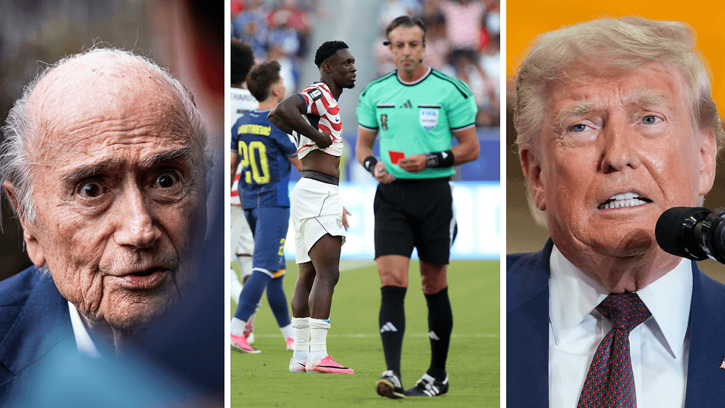 Fifan entinen puheenjohtaja Joseph "Sepp" Blatter pitää presidentti Donald Trumpin puuttumista USA:n pelaajan pelikieltoon täysin ennenkuulumattomana.