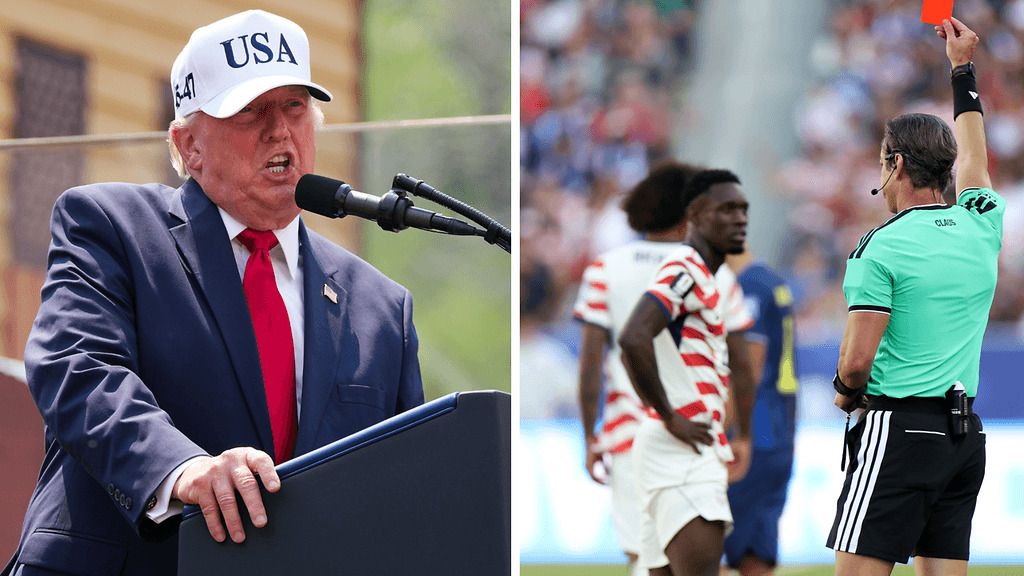 Donald Trump herjasi erotuomari Raphael Clausia.