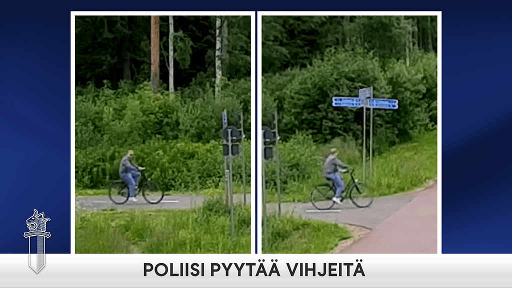 Poliisi julkaisi uutta tunnistusmateriaalia Kaukovainion puukotuksesta epäillystä.
