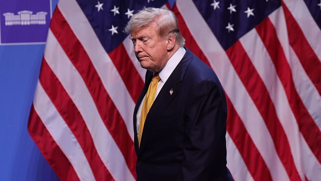 Yhdysvaltain presidentti Donald Trump Turkin Ankarassa 8. heinäkuuta tunteja ennen kuin ilmoitettiin Yhdysvaltain uusista iskuista Iraniin.