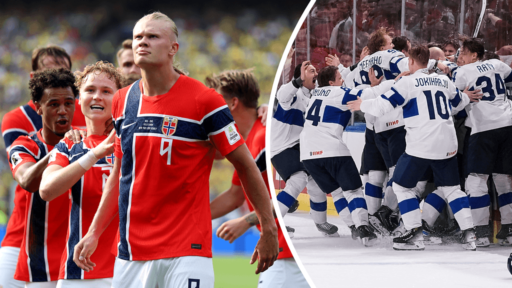 Erling Haalandin Norja saapuu hävittäjien saattelemana, kuin Leijonat.