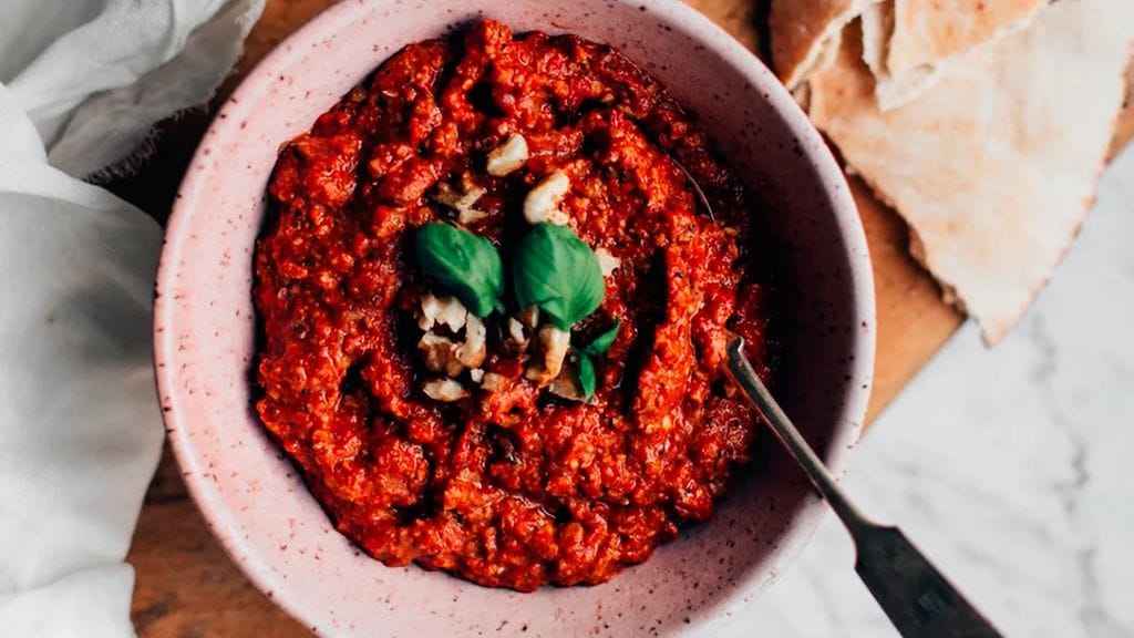 Muhammara-tahna on todella maukas lisuke!