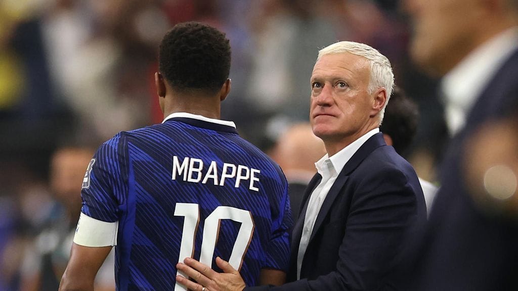 Didier Deschamps oli turhautunut mies.