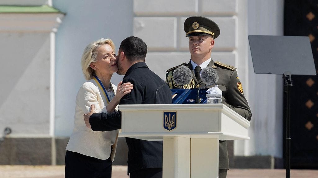 Ursula von der Leyen vierailee parhaillaan Kiovassa.