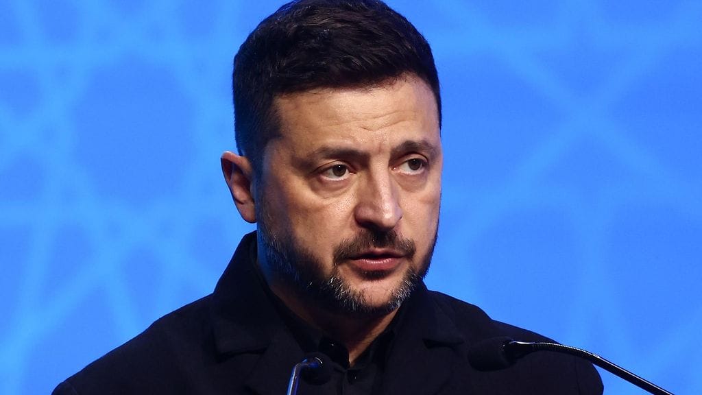 Ukrainan presidentti Volodymyr Zelenskyi.