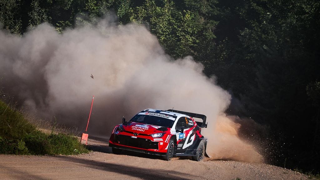 Sami Pajari teki jo kuudennen peräkkäisen pohja-aikansa Viron MM-rallissa.