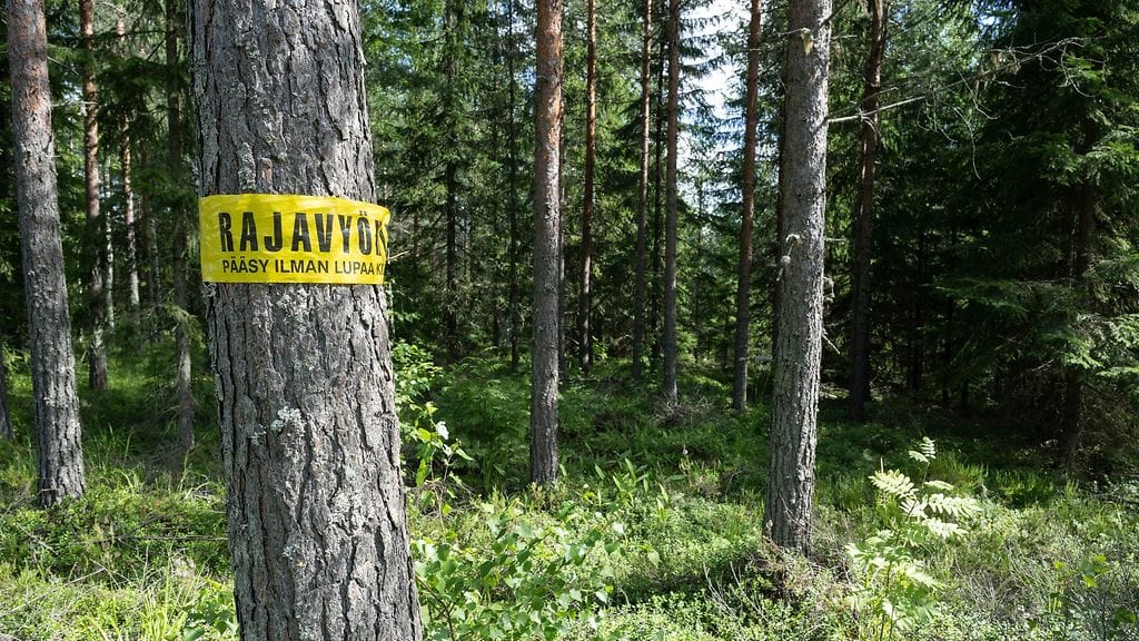 Kuvituskuva rajavyöhykkeestä.