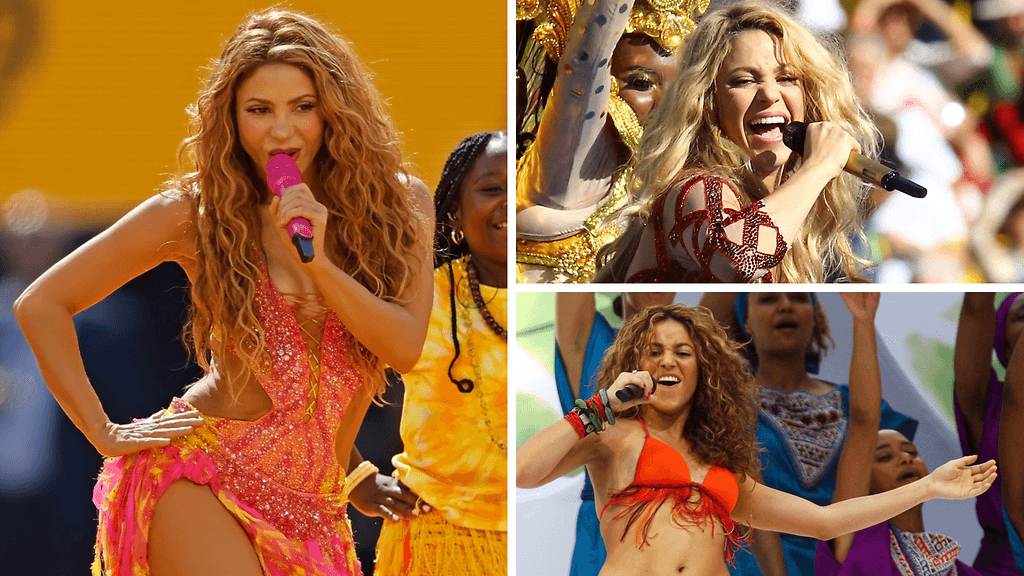 Shakira nähtiin ensimmäisen kerran MM-kisoissa jo vuonna 2006.