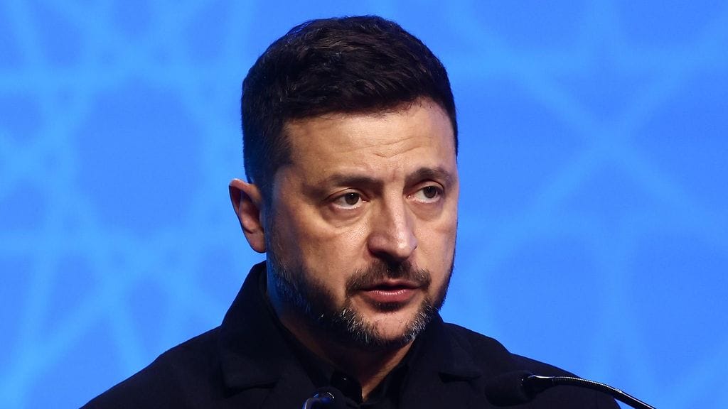 Ukrainan presidentti Volodymyr Zelenskyi kuvattuna Nato-kokouksessa Turkissa 7. heinäkuuta 2026.
