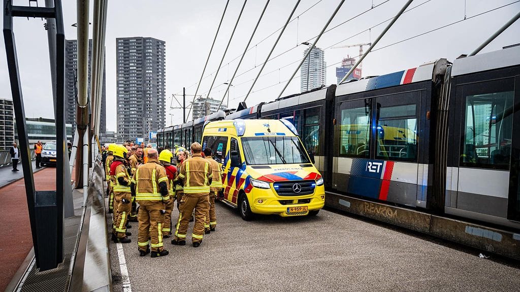 Kuva onnettomuuspaikalta Rotterdamista 22. heinäkuuta.