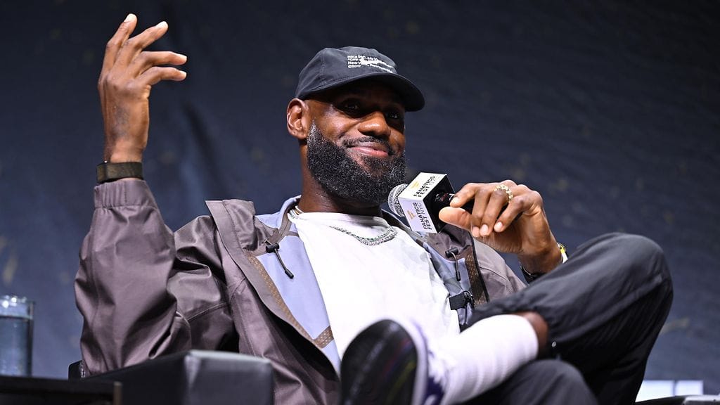 LeBron James New Yorkissa viime viikolla.