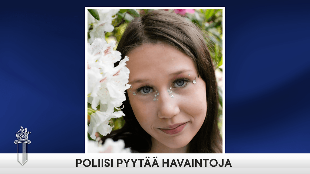 Poliisi pyytää havaintoja kuvan tytöstä.
