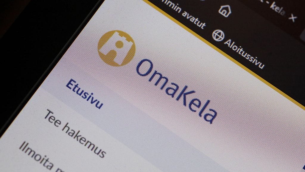 OmaKelan häiriö alkoi tänään kello 6.45.