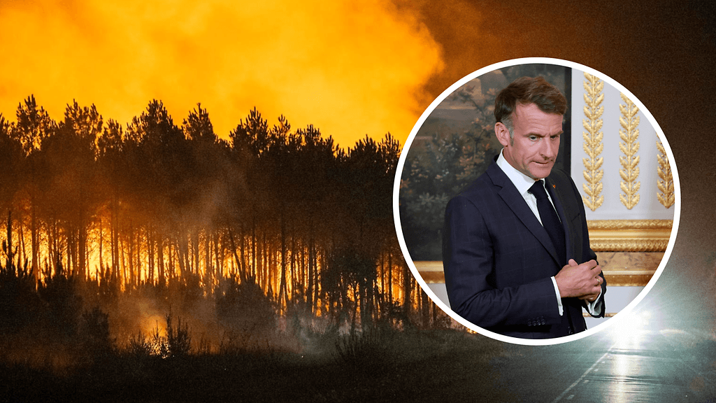Ranskassa pidetään maanantaina hätäkokous maastopalojen vuoksi presidentti Emmanuel Macronin kutsumana.