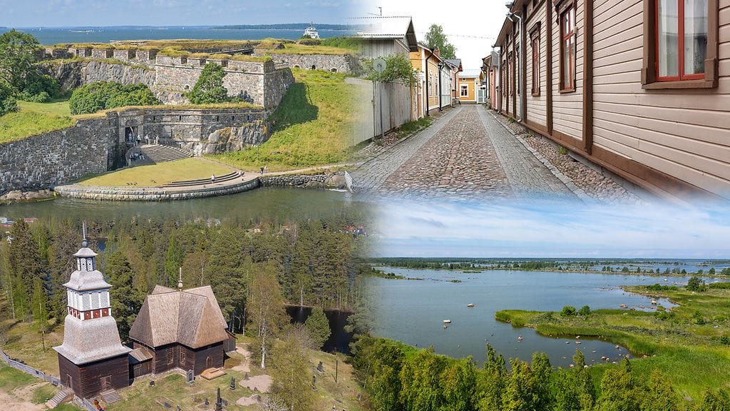 Suomessa on yhteensä kahdeksan Unescon maailmanperintökohdetta. Tunnistatko ne kaikki?