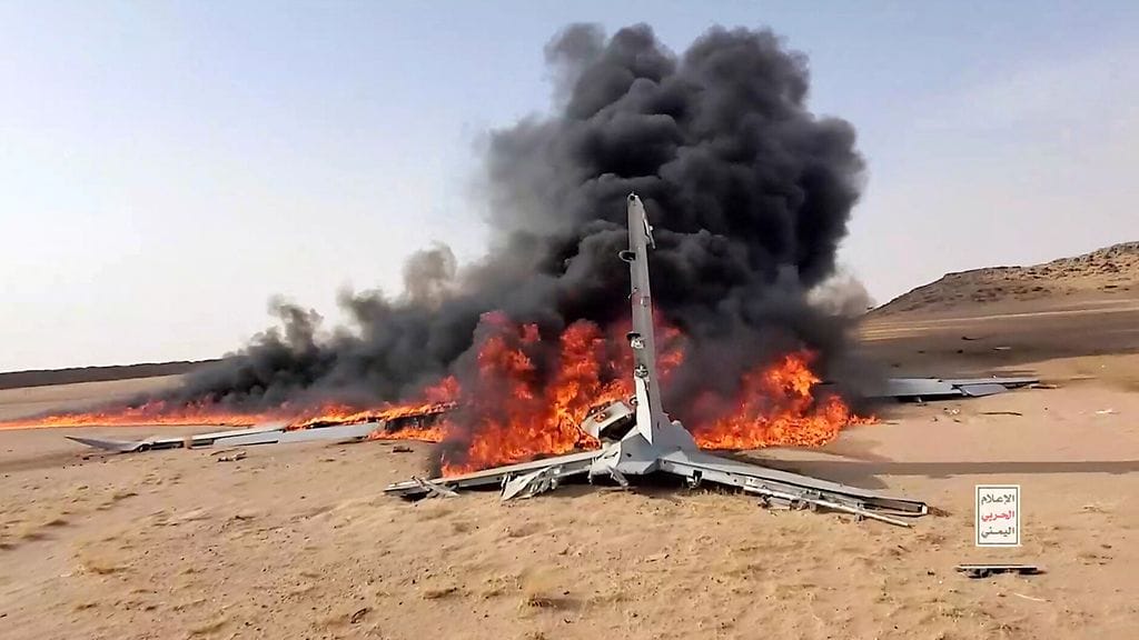 Jemenin huthit ilmoittivat sunnuntaina ampuneensa alas Saudi-Arabian käyttämän tiedusteludroonin Pohjois-Jemenissä sijaitsevan Al-Jawfin maakunnan yläpuolella.