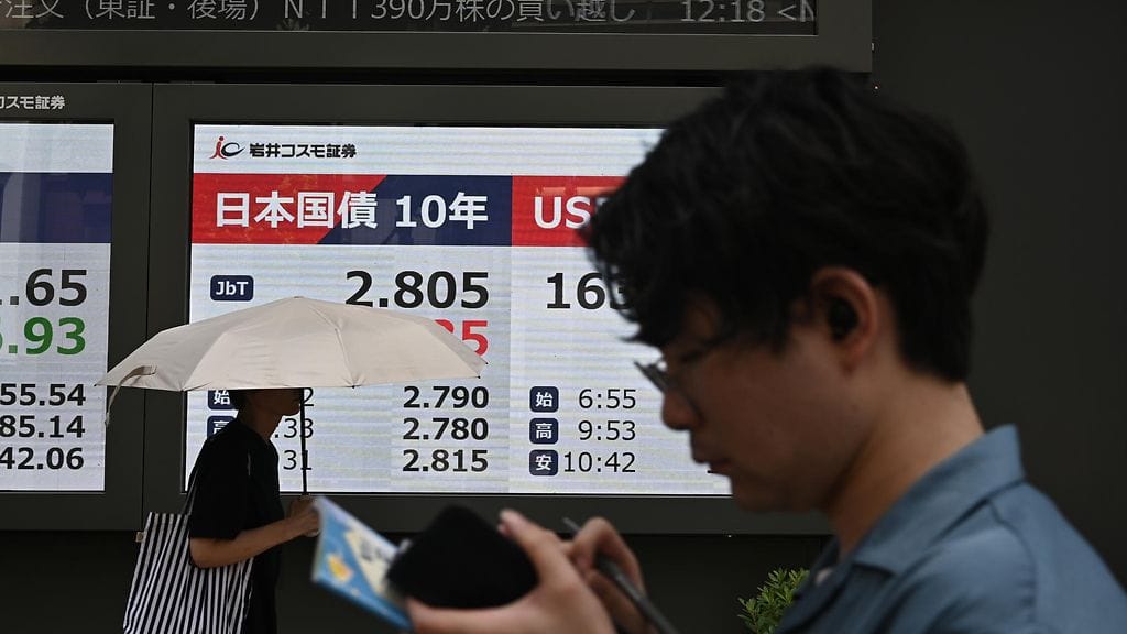 Japanin Nikkei putosi jo muutamia päiviä sitten yli 2 prosenttia.