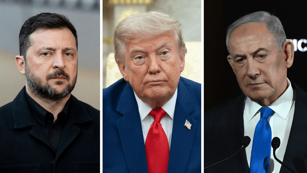 Donald Trump tapaa tänään Volodymyr Zelenskyin ja Benjamin Netanjahun Washingtonissa.