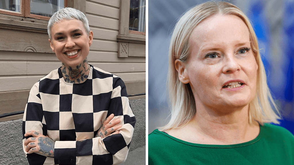 Natalia Salmela ärähti Riikka Purralle.