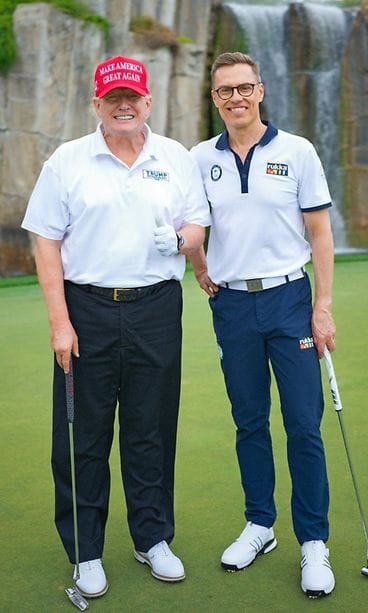 Trump ja Stubb golfaamassa Floridassa LK