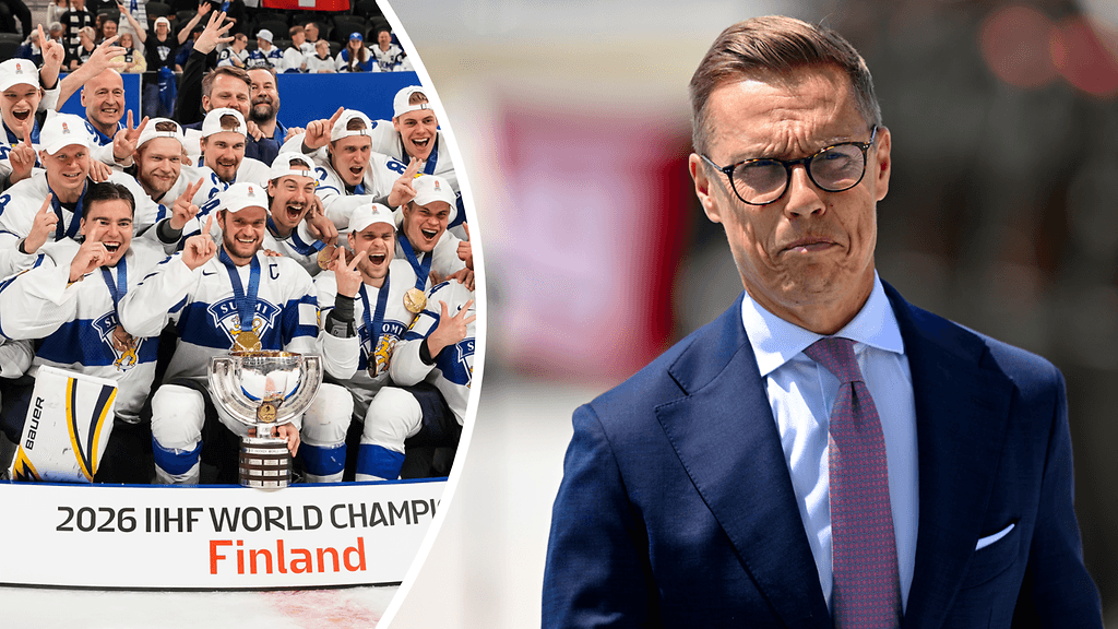 Suomen presidentti Alexander Stubb kutsui Leijonien maailmanmestarit Kultarantaan.