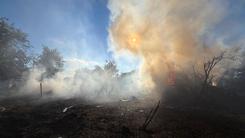 Kuvituskuva Venäjän iskun jälkeen Zaporizhzhjasta Ukrainasta 13. heinäkuuta 2026.