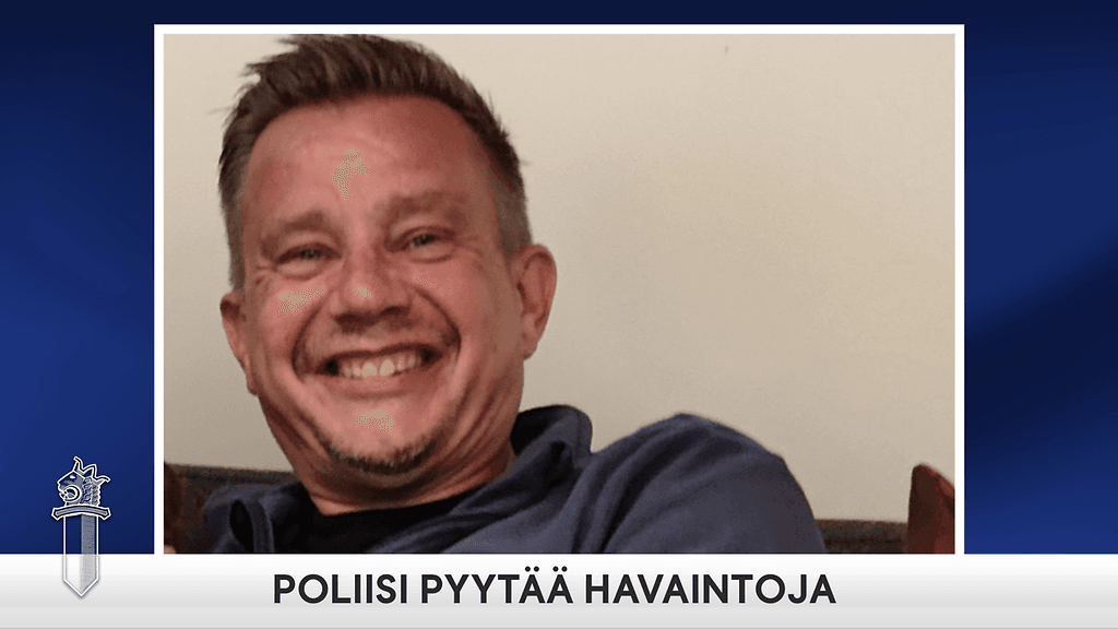 Poliisi pyytää tietoja ja havaintoja kadonneesta miehestä.