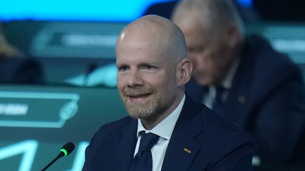 Mattias Grafström, 45, toimii Fifan pääsihteerinä.