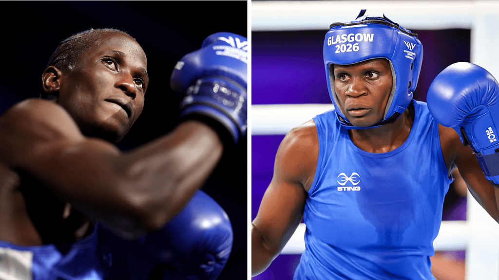 Nuhu Batte (vas.) ja Emily Nakalema ovat kateissa kahden muun ugandalaisen nyrkkeilijän tavoin.
