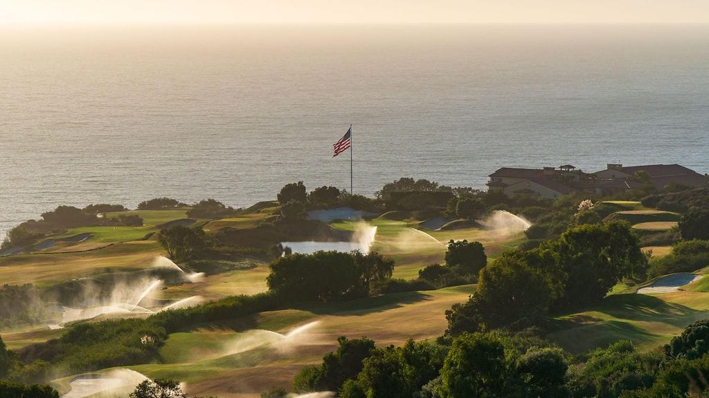 Trumpin golfklubi Rancho Palos Verdesissa Kaliforniassa.