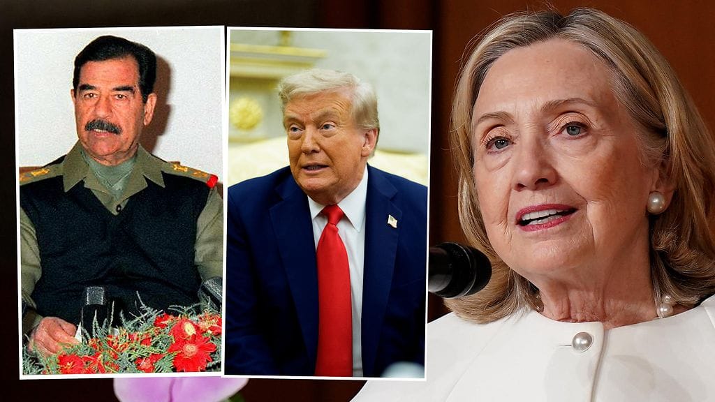 Hillary Clintonin (oik.) mukaan Donald Trumpin sisustusmuutokset Valkoisessa talossa tuovat mieleen Irakin ex-diktaattori Saddam Husseinin tyylin.