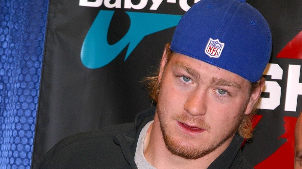 Jeremy Shockey kävi vasektomiassa nuorena. Kuva vuodelta 2002.