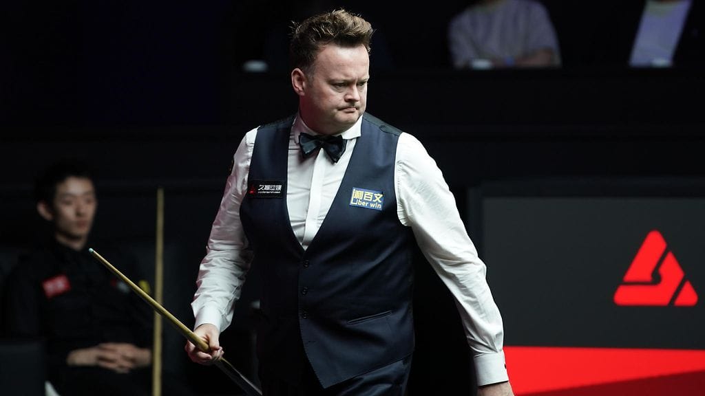 Shaun Murphy oli hirmuvedossa China Open -kisan avauskierroksella. Kuva heinäkuun lopulta.