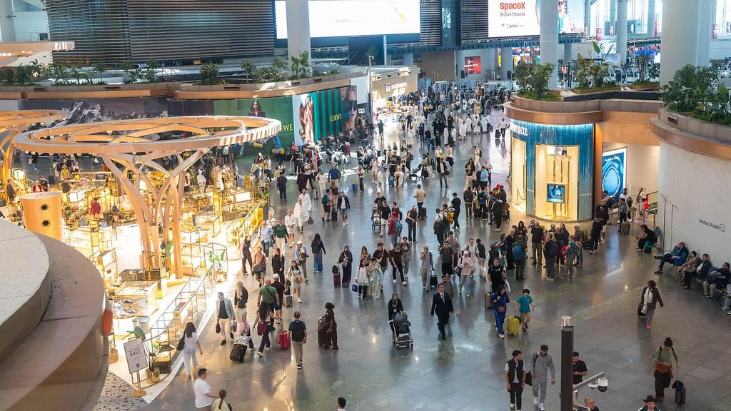 Istanbulin kenttä ohitti Lontoossa sijaitsevan Heathrow'n lentoaseman.