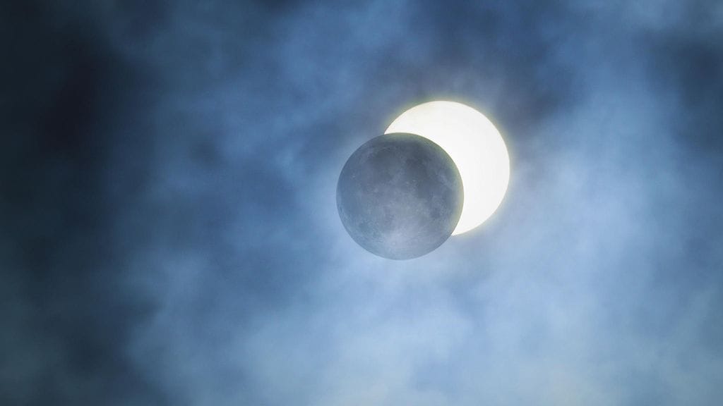 Suomessa nähdään osittainen auringonpimennys.