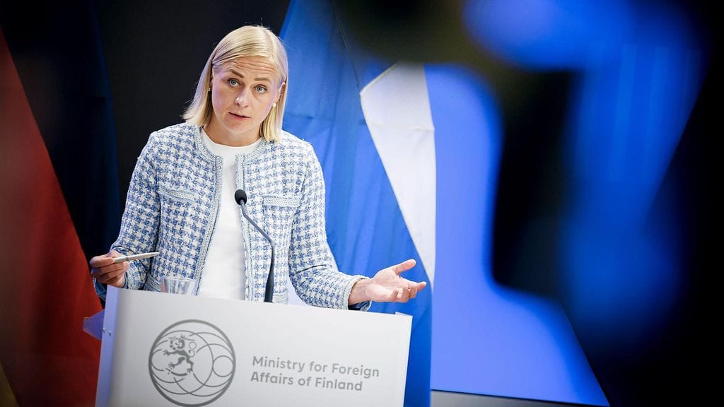 Ulkoministeri Elina Valtonen Helsingissä 15. heinäkuuta.