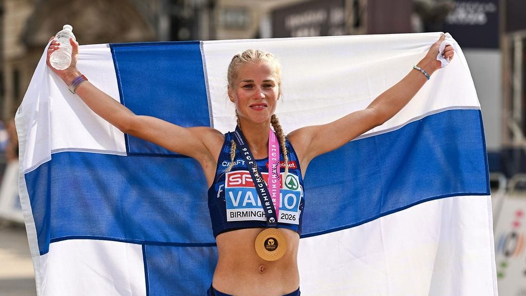 Alisa Vainio oli yksi Suomen kolmesta EM-mitalistista.