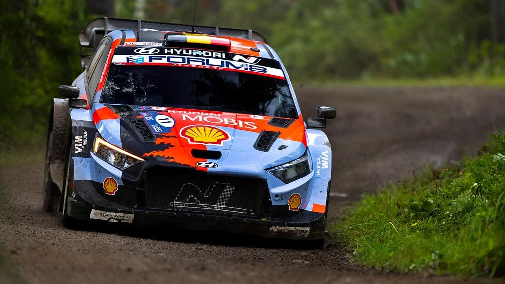 Thierry Neuville ajoi viidenneksi Suomen MM-rallissa reilut kaksi viikkoa sitten.