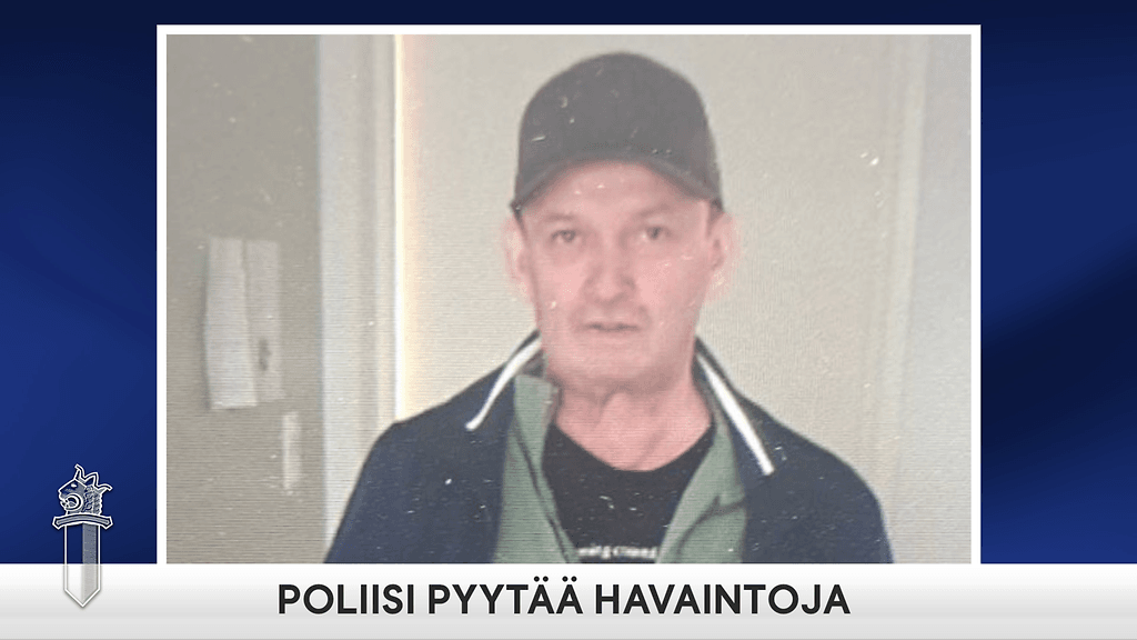 Poliisin julkaisema kuva kadonneesta.