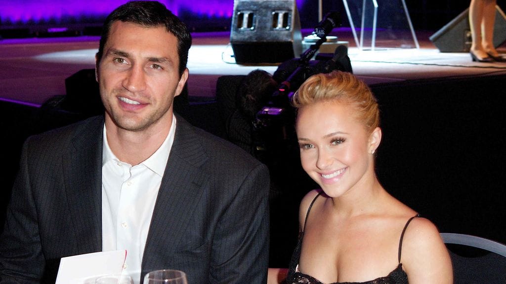 Volodymyr Klytshko ja Hayden Panettiere vuonna 2011.