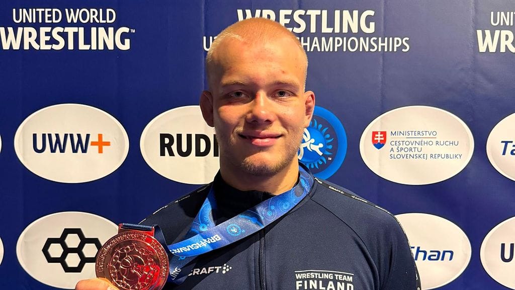 Pauli Perkiö on tuore alle 20-vuotiaiden MM-pronssimitalisti.