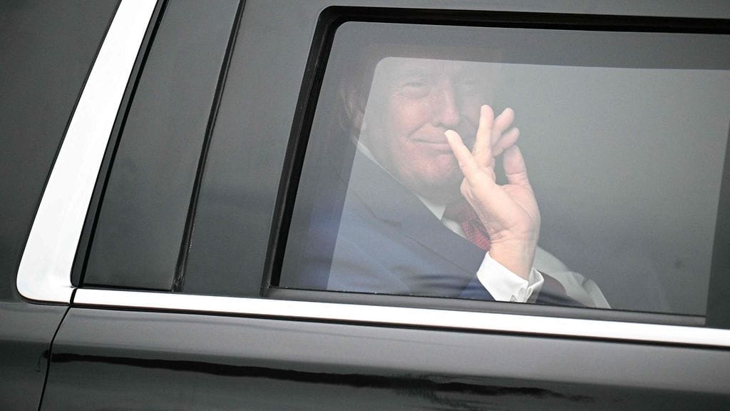 Yhdysvaltain presidentti Donald Trump kuvattuna 11. elokuuta 2026.