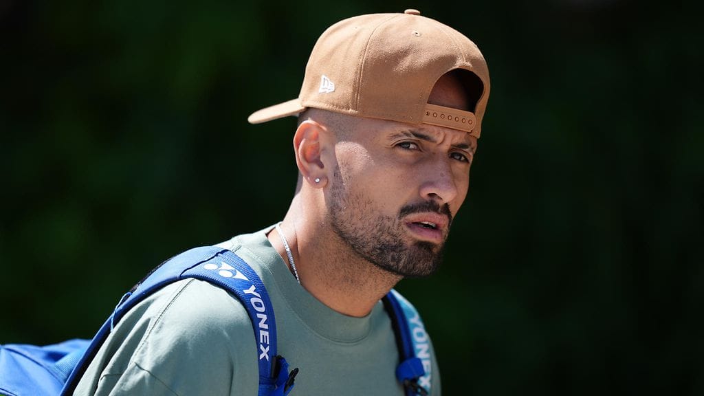 Nick Kyrgios on edellisen kerran pelannut Wimbledonissa kesäkuussa.