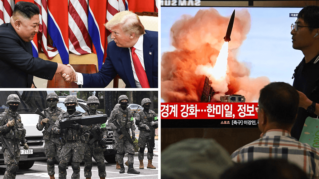 Pohjois-Korea laukaisi torstaina noin kymmenen lyhyen kantaman ballistista ohjusta kesken Etelä-Korean ja Yhdysvaltojen sotaharjoituksen.