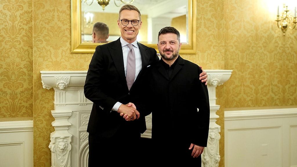 Presidentti Alexander Stubb tapasi Ukrainan presidentti Volodymyr Zelenskyin Washingtonissa 28. heinäkuuta 2026 ennen senaattori Lindsey Grahamin hautajaisjumalanpalvelusta.